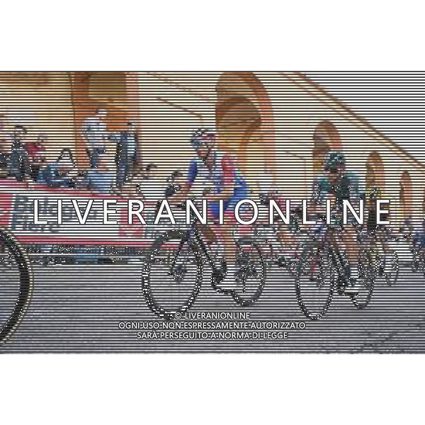 01-10-2022 Giro Dell\'emilia; 2022, Groupama - Fdj; 2022, Bora - Hansgrohe; Molard, Rudy; Vlasov, Aleksandr; Bologna - San Luca; ©SIROTTI/AGENZIA ALDO LIVERANI SAS