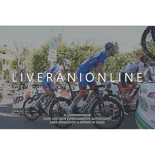 01-10-2022 Giro Dell\'emilia; 2022, Groupama - Fdj; Guarnieri, Jacopo; Van Den Berg, Lars; Bologna - San Luca; ©SIROTTI/AGENZIA ALDO LIVERANI SAS