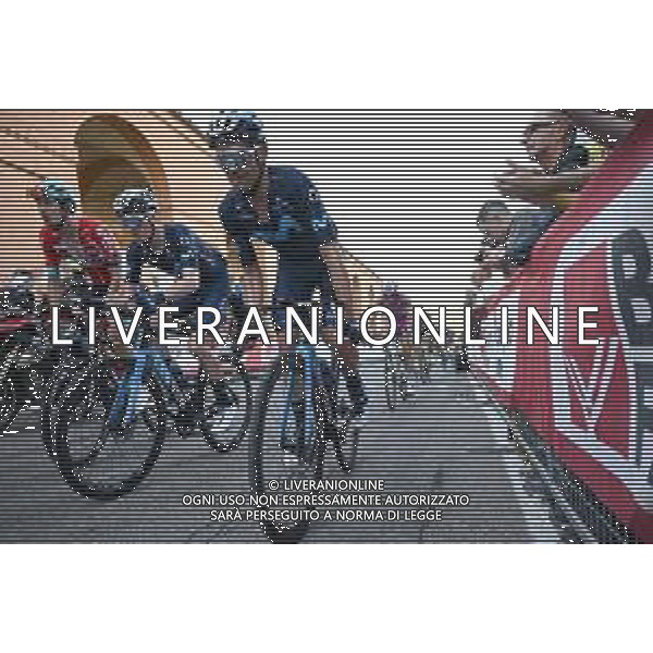 01-10-2022 Giro Dell\'emilia; 2022, Movistar; Rojas, Joaquin Gil Jose; Bologna - San Luca; ©SIROTTI/AGENZIA ALDO LIVERANI SAS