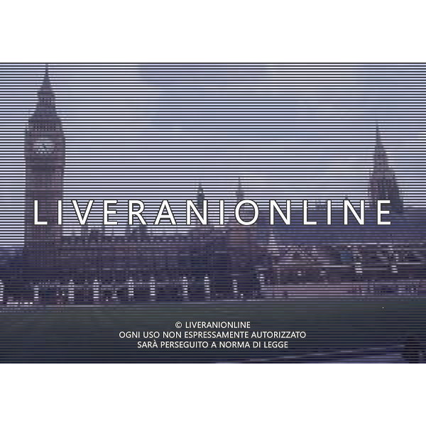 1970 LONDRA IL PALAZZO DEL PARLAMENTO E IL BIG BEN FOTO CARLO LORENZINI-AG ALDO LIVERANI SAS 