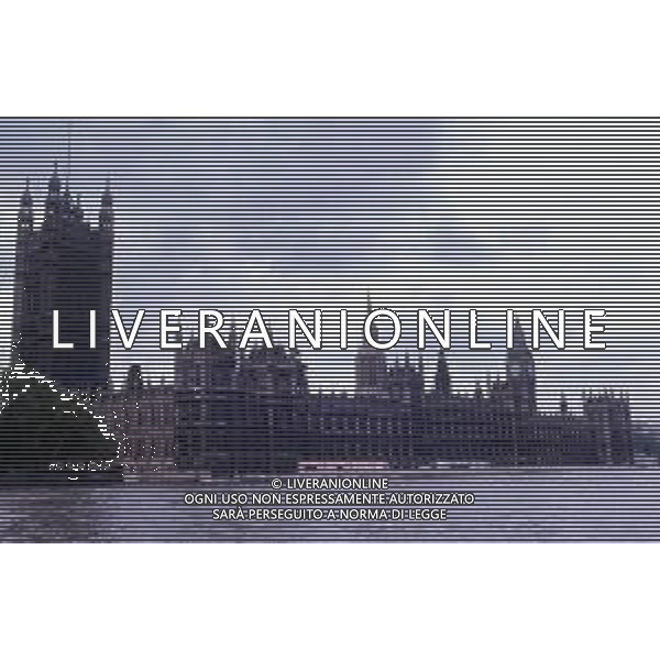 1970 LONDRA IL PALAZZO DEL PARLAMENTO E IL BIG BEN FOTO CARLO LORENZINI-AG ALDO LIVERANI SAS 