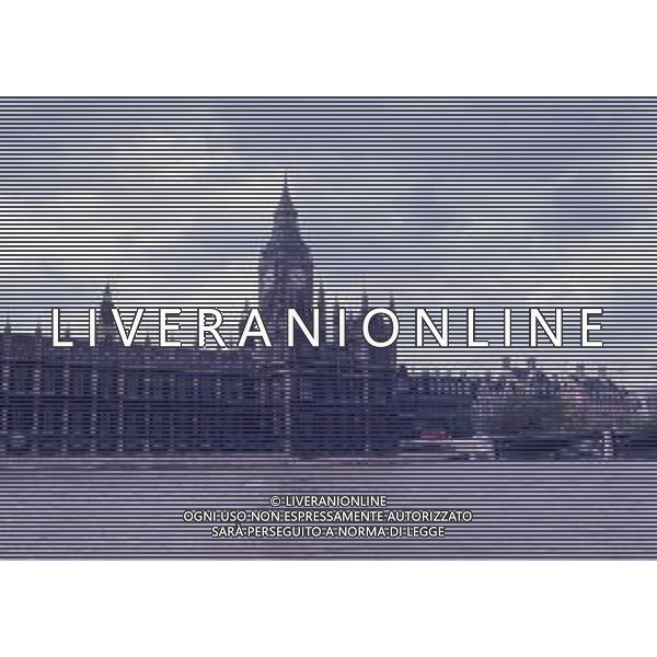 1970 LONDRA IL PALAZZO DEL PARLAMENTO E IL BIG BEN FOTO CARLO LORENZINI-AG ALDO LIVERANI SAS 