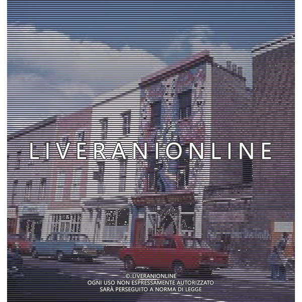 1970 LONDRA QUARTIERE PORTOBELLO FOTO CARLO LORENZINI-AG ALDO LIVERANI SAS  