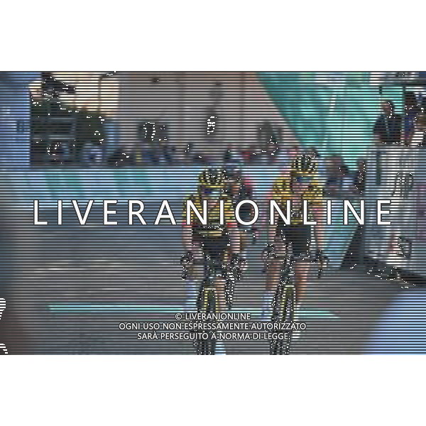 01-10-2022 Giro Dell\'emilia; 2022, Jumbo - Visma; Oomen, Sam; Gesink, Robert; Bologna - San Luca; FOTO STEFANO SIROTTI-AG ALDO LIVERANI SAS