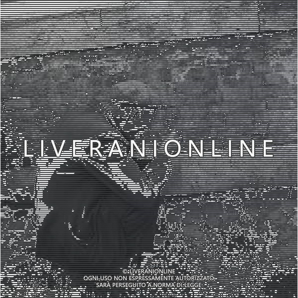1948 ROMA MENSA DEI POVERI SUL TEVERE FOTO VESPIASINI SANDRO-AG ALDO LIVERANI SAS