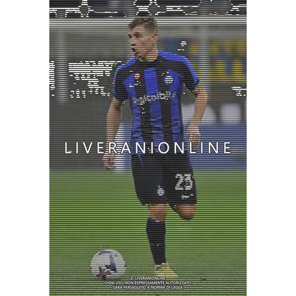 Nicolo\' Barella (Inter) Inter vs Roma Milano 01-10-2022 Stadio Giuseppe Meazza - San Siro Campionato Serie A TIM - 8a giornata foto Roberto Garavaglia/ag. Aldo Liverani sas