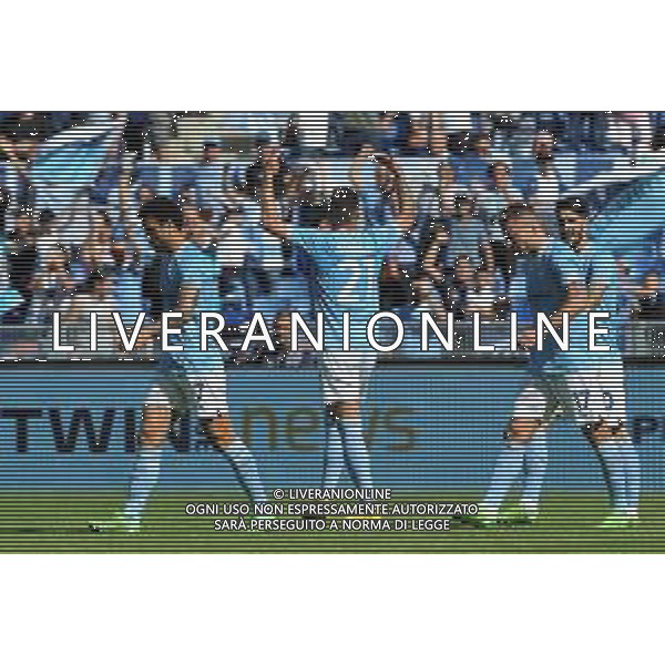 Lazio vs Spezia 8 Giornata Serie A TIM - Stadio Olimpico - Roma 02-10-2022 nella foto Esultanza Sergej Milinkovic Savic ©Federico Gaetano/AGENZIA ALDO LIVERANI SAS