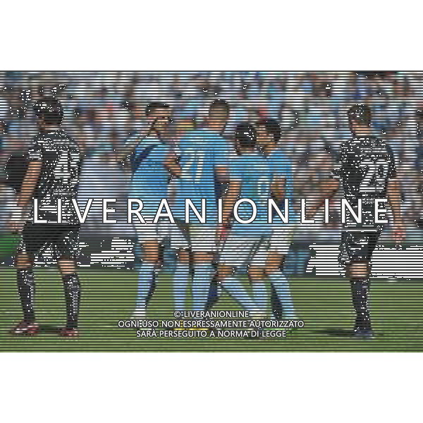 Lazio vs Spezia 8 Giornata Serie A TIM - Stadio Olimpico - Roma 02-10-2022 nella foto Esultanza Lazio ©Federico Gaetano/AGENZIA ALDO LIVERANI SAS