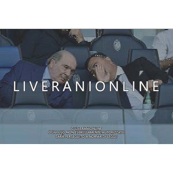 © TVRG Rocco Commisso presidente Fiorentina SX e Joe Barone direttore generale Fiorentina DX Atalanta vs Fiorentina Bergamo 02-10-2022 Gewiss Stadium - Stadio Atleti Azzurri d\'Italia Campionato Serie A TIM - 8a giornata foto Roberto Garavaglia/ag. Aldo Liverani sas/AGENZIA ALDO LIVERANI SAS