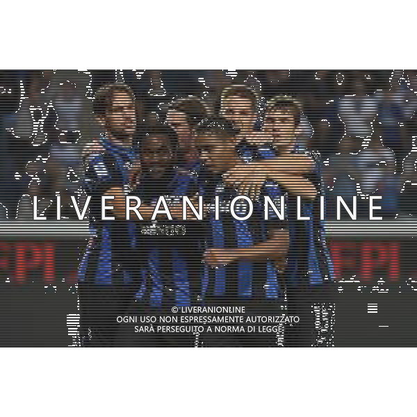 © TVRG esultanza Atalanta dopo il gol dell\'1 a 0 Atalanta vs Fiorentina Bergamo 02-10-2022 Gewiss Stadium - Stadio Atleti Azzurri d\'Italia Campionato Serie A TIM - 8a giornata foto Roberto Garavaglia/ag. Aldo Liverani sas