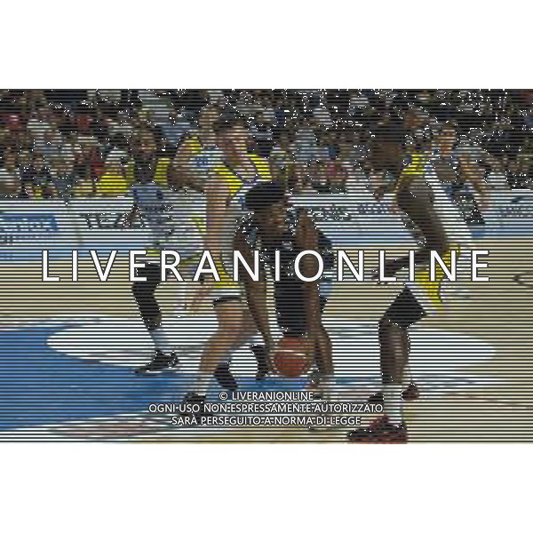 Jordan Bayehe - Happy Casa Brindisi during the match between Tezenis Verona and Happy Casa Brindisi valid for the Italian A1 basketball championship on October 2, 2022 at Pala AGSM-AIM in Verona, Italy FOTO ROBERTO TOMMASINI-AG ALDO LIVERANI SAS