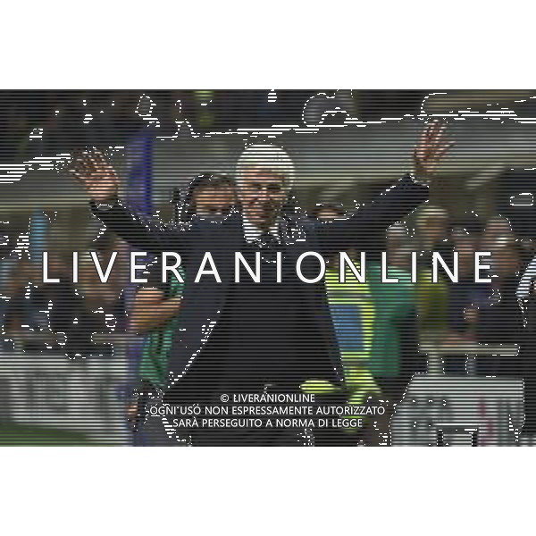 © TVRG Gian Piero Gasperini allenatore Atalanta esultanza finale Atalanta vs Fiorentina Bergamo 02-10-2022 Gewiss Stadium - Stadio Atleti Azzurri d\'Italia Campionato Serie A TIM - 8a giornata foto Roberto Garavaglia/ag. Aldo Liverani sas