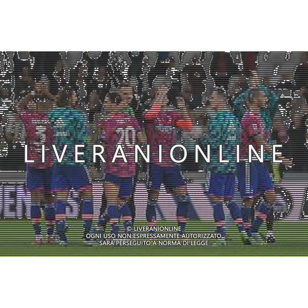 Torino 02.10.2022 Allianz Stadium ©Manuela Viganti/Agenzia Aldo Liverani Juventus vs Bologna Campionato Calcio Serie A TIM 2022/2023 8a giornata Nella foto: esultanza festa juventus a fine gara /AGENZIA ALDO LIVERANI SAS