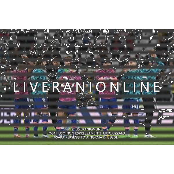 Torino 02.10.2022 Allianz Stadium ©Manuela Viganti/Agenzia Aldo Liverani Juventus vs Bologna Campionato Calcio Serie A TIM 2022/2023 8a giornata Nella foto: festa juventus a fine gara esultanza /AGENZIA ALDO LIVERANI SAS