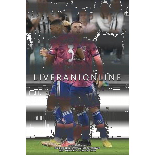 Torino 02.10.2022 Allianz Stadium ©Manuela Viganti/Agenzia Aldo Liverani Juventus vs Bologna Campionato Calcio Serie A TIM 2022/2023 8a giornata Nella foto: esultanza juventus dopo il gol di filip kostic