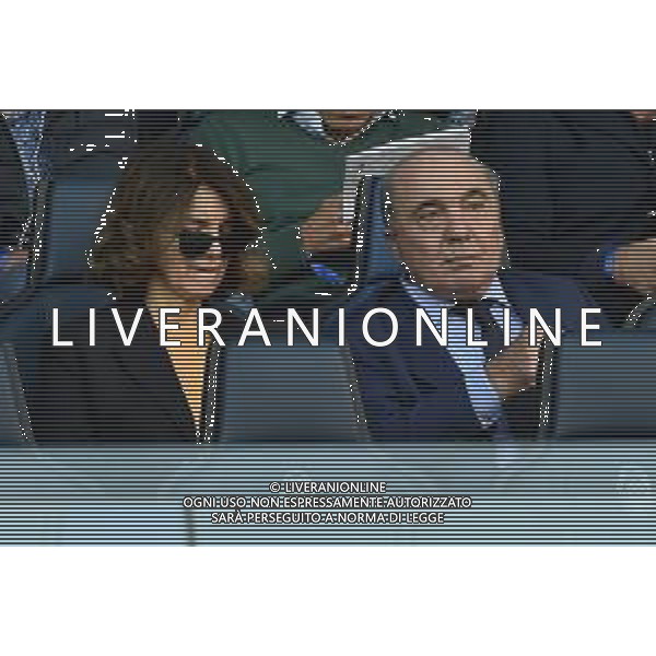© TVRG Rocco Commisso presidente Fiorentina in tribuna con la moglie Catherine Atalanta vs Fiorentina Bergamo 02-10-2022 Gewiss Stadium - Stadio Atleti Azzurri d\'Italia Campionato Serie A TIM - 8a giornata foto Roberto Garavaglia/ag. Aldo Liverani sas/AGENZIA ALDO LIVERANI SAS