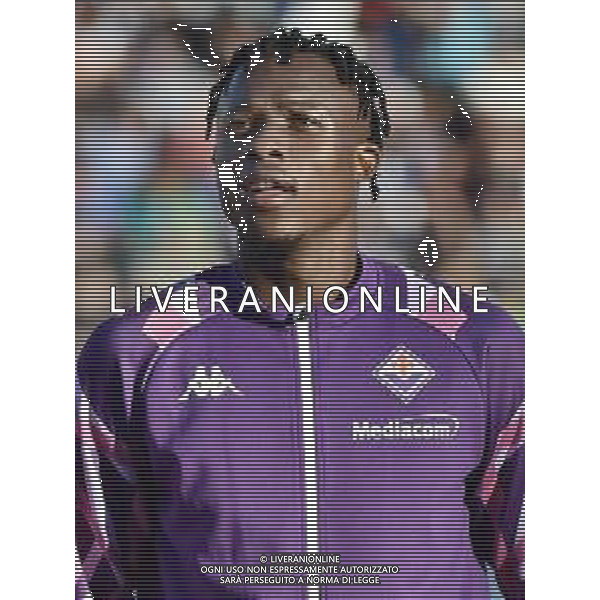 © TVRG Christian Kouame\' (Fiorentina) Atalanta vs Fiorentina Bergamo 02-10-2022 Gewiss Stadium - Stadio Atleti Azzurri d\'Italia Campionato Serie A TIM - 8a giornata foto Roberto Garavaglia/ag. Aldo Liverani sas/AGENZIA ALDO LIVERANI SAS