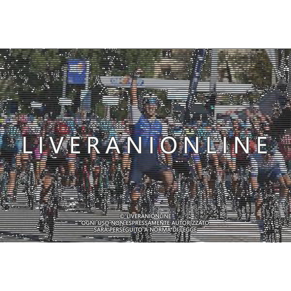 03-10-2022 Coppa Bernocchi; 2022, Quick Step - Alpha Vinyl; 2022, Alpecin - Deceuninck; 2022, Israel - Premier Tech; 2022, Uae Emirates; Ballerini, Davide; Oldani, Stefano; Strong, Corbin; Trentin, Matteo; Legnano; ©SIROTTI/AGENZIA ALDO LIVERANI SAS