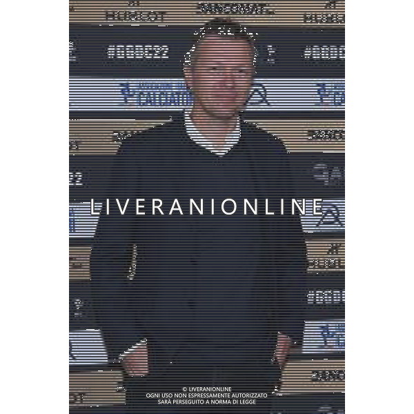 TVRG Photocall conferenza stampa Gala\' Calcio nella foto Alessandro Alciato giornalista sportivo Milano 03-10-2022 Photocall in occasione della conferenza stampa di presentazione del Gala\' del Calcio foto Roberto Garavaglia/ag. Aldo Liverani sas/AGENZIA ALDO LIVERANI SAS