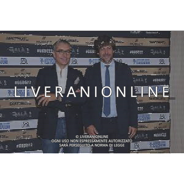 TVRG Photocall conferenza stampa Gala\' Calcio nella foto Augusto Capitanucci SX regional director di Hublot e Demetrio Albertini DX Milano 03-10-2022 Photocall in occasione della conferenza stampa di presentazione del Gala\' del Calcio foto Roberto Garavaglia/ag. Aldo Liverani sas/AGENZIA ALDO LIVERANI SAS
