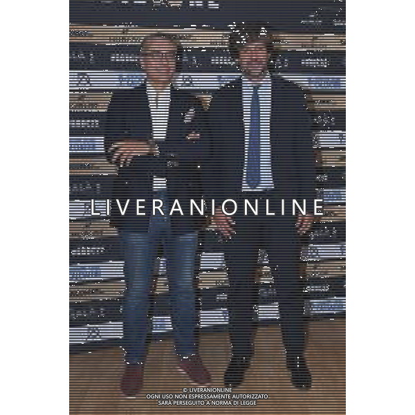 TVRG Photocall conferenza stampa Gala\' Calcio nella foto Augusto Capitanucci SX regional director di Hublot e Demetrio Albertini DX Milano 03-10-2022 Photocall in occasione della conferenza stampa di presentazione del Gala\' del Calcio foto Roberto Garavaglia/ag. Aldo Liverani sas/AGENZIA ALDO LIVERANI SAS