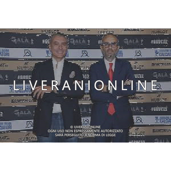 TVRG Photocall conferenza stampa Gala\' Calcio nella foto Augusto Capitanucci SX regional director di Hublot e Alessandro Zollo DX amministratore delegato di Bancomat spa Milano 03-10-2022 Photocall in occasione della conferenza stampa di presentazione del Gala\' del Calcio foto Roberto Garavaglia/ag. Aldo Liverani sas/AGENZIA ALDO LIVERANI SAS