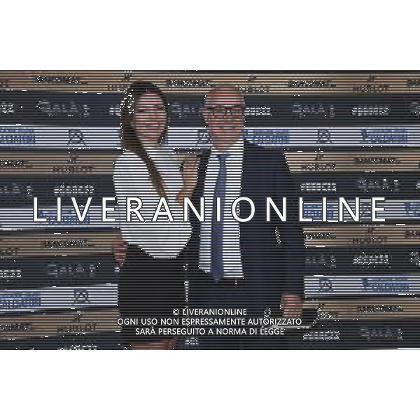 TVRG Photocall conferenza stampa Gala\' Calcio nella foto Federica Masolin giornalista sportiva e conduttrice del Gran Gala’ del Calcio 2022 e Gianni Grazioli direttore generale AIC Associazione Italiana Calciatori Milano 03-10-2022 Photocall in occasione della conferenza stampa di presentazione del Gala\' del Calcio foto Roberto Garavaglia/ag. Aldo Liverani sas/AGENZIA ALDO LIVERANI SAS