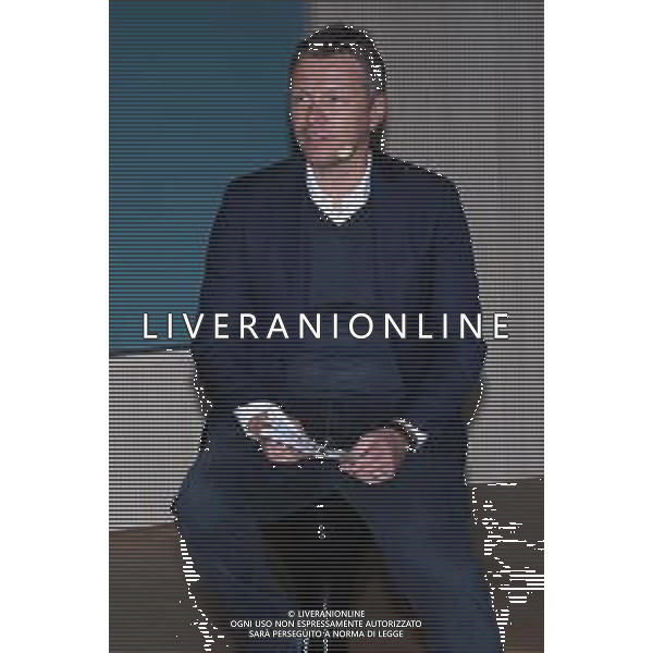 TVRG Photocall conferenza stampa Gala\' Calcio nella foto Alessandro Alciato giornalista sportivo Milano 03-10-2022 Photocall in occasione della conferenza stampa di presentazione del Gala\' del Calcio foto Roberto Garavaglia/ag. Aldo Liverani sas/AGENZIA ALDO LIVERANI SAS