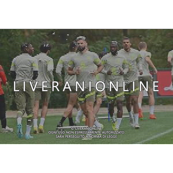 TVRG Allenamento Milan nella foto da SX Rafael Leao (Milan), Olivier Giroud (Milan) e Fikayo Tomori (Milan) Carnago (VA) 04-10-2022 Centro sportivo Milanello Allenamento Milan in preparazione della gara contro il Chelsea valevole per la 3a giornata del gruppo E della fase a gironi della UEFA Champions League foto Roberto Garavaglia/ag. Aldo Liverani sas