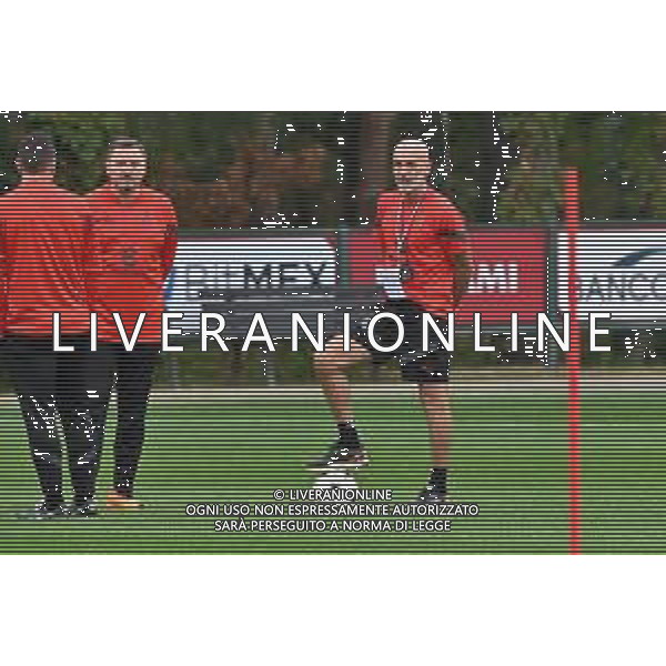 TVRG Allenamento Milan nella foto Stefano Pioli allenatore Milan Carnago (VA) 04-10-2022 Centro sportivo Milanello Allenamento Milan in preparazione della gara contro il Chelsea valevole per la 3a giornata del gruppo E della fase a gironi della UEFA Champions League foto Roberto Garavaglia/ag. Aldo Liverani sas