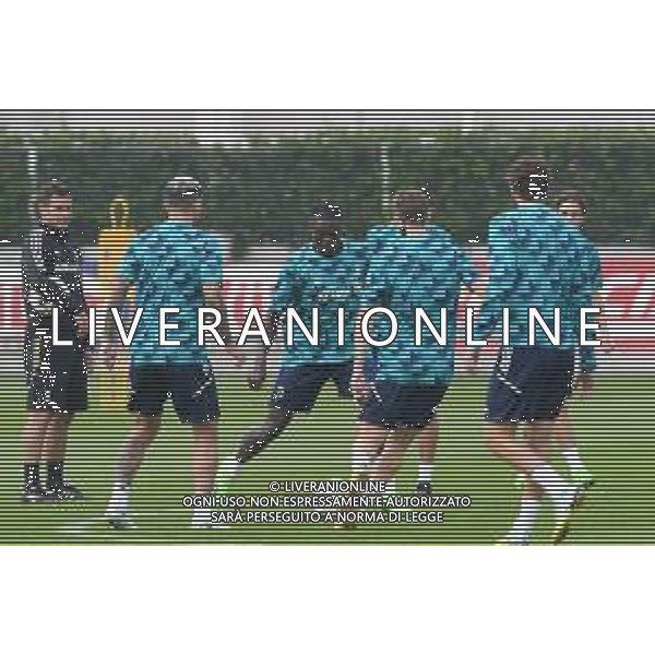 TVMV-Torino 04.10.2022 Continassa © Manuela Viganti/Agenzia Aldo Liverani Allenamento rifinitura Champions League 2022/2023 Juventus vs Maccabi Haifa Nella foto: moise kean ©Viganti/AGENZIA ALDO LIVERANI SAS