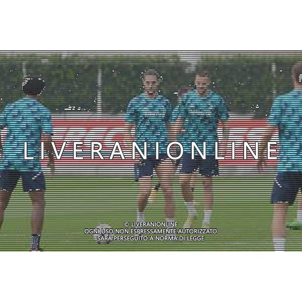 TVMV-Torino 04.10.2022 Continassa © Manuela Viganti/Agenzia Aldo Liverani Allenamento rifinitura Champions League 2022/2023 Juventus vs Maccabi Haifa Nella foto: adrien rabiot ©Viganti/AGENZIA ALDO LIVERANI SAS
