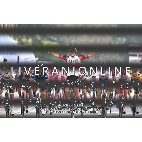 04-10-2022 Tre Valli Varesine; 2022, Uae Emirates; 2022, Movistar; 2022, Totalenergie; 2022, Bora - Hansgrohe; Pogacar, Tadej; Valverde, Alejandro; Latour, Pierre Roger; Higuita, Sergio; Varese; ©SIROTTI/AGENZIA ALDO LIVERANI SAS