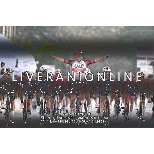 04-10-2022 Tre Valli Varesine; 2022, Uae Emirates; 2022, Movistar; 2022, Totalenergie; 2022, Bora - Hansgrohe; Pogacar, Tadej; Valverde, Alejandro; Latour, Pierre Roger; Higuita, Sergio; Varese; ©SIROTTI/AGENZIA ALDO LIVERANI SAS