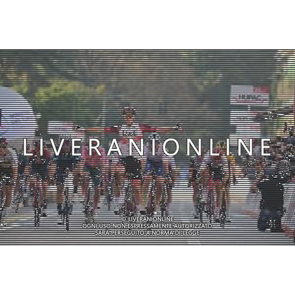 04-10-2022 Tre Valli Varesine; 2022, Uae Emirates; 2022, Movistar; 2022, Totalenergie; Pogacar, Tadej; Valverde, Alejandro; Latour, Pierre Roger; Varese; ©SIROTTI/AGENZIA ALDO LIVERANI SAS