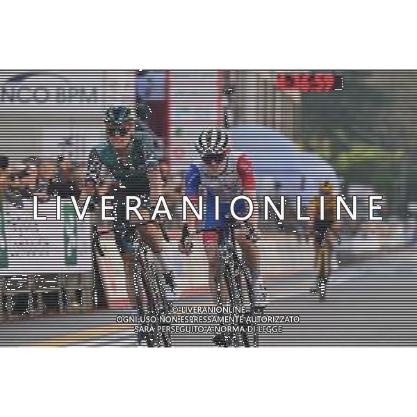 04-10-2022 Tre Valli Varesine; 2022, Bora - Hansgrohe; 2022, Groupama - Fdj; Vlasov, Aleksandr; Storer, Michale; Varese; ©SIROTTI/AGENZIA ALDO LIVERANI SAS