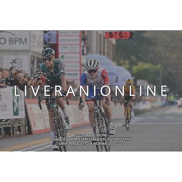 04-10-2022 Tre Valli Varesine; 2022, Bora - Hansgrohe; 2022, Groupama - Fdj; Vlasov, Aleksandr; Storer, Michale; Varese; ©SIROTTI/AGENZIA ALDO LIVERANI SAS