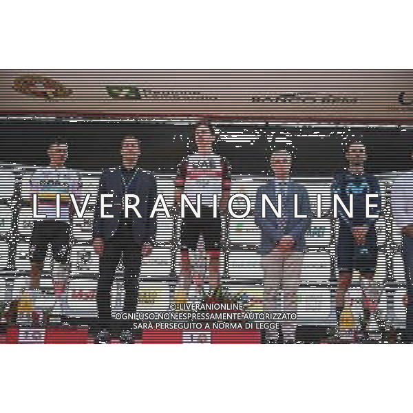 04-10-2022 Tre Valli Varesine; 2022, Uae Emirates; 2022, Bora - Hansgrohe; 2022, Movistar; Pogacar, Tadej; Higuita, Sergio; Valverde, Alejandro; Prudhomme, Christian; Varenne Sur Allier; ©SIROTTI/AGENZIA ALDO LIVERANI SAS