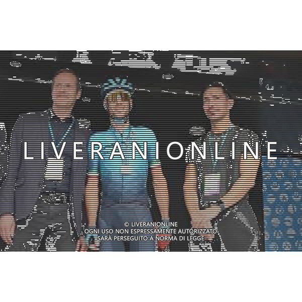 04-10-2022 Tre Valli Varesine; 2022, Astana - Qazaqstan; Nibali, Vincenzo; Simula, Francesco; Prudhomme, Christian; Busto Arsizio; ©SIROTTI/AGENZIA ALDO LIVERANI SAS
