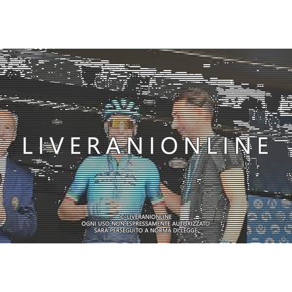 04-10-2022 Tre Valli Varesine; 2022, Astana - Qazaqstan; Nibali, Vincenzo; Simula, Francesco; Dominici, Paolo; Busto Arsizio; ©SIROTTI/AGENZIA ALDO LIVERANI SAS