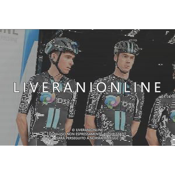 04-10-2022 Tre Valli Varesine; 2022, Dsm; Bardet, Romain; Arensman, Thymen; Busto Arsizio; ©SIROTTI/AGENZIA ALDO LIVERANI SAS