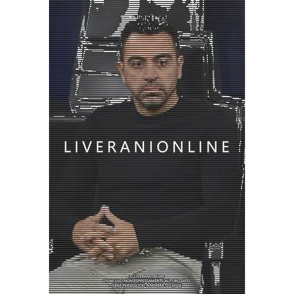 Xavi Hernandez allenatore Barcellona Inter vs Barcellona Milano 04-10-2022 Stadio Giuseppe Meazza - San Siro UEFA Champions League fase a gironi gruppo C - 3a giornata foto Roberto Garavaglia/ag. Aldo Liverani sas /AGENZIA ALDO LIVERANI SAS