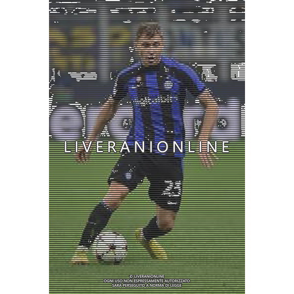 Nicolo\' Barella (Inter) Inter vs Barcellona Milano 04-10-2022 Stadio Giuseppe Meazza - San Siro UEFA Champions League fase a gironi gruppo C - 3a giornata foto Roberto Garavaglia/ag. Aldo Liverani sas