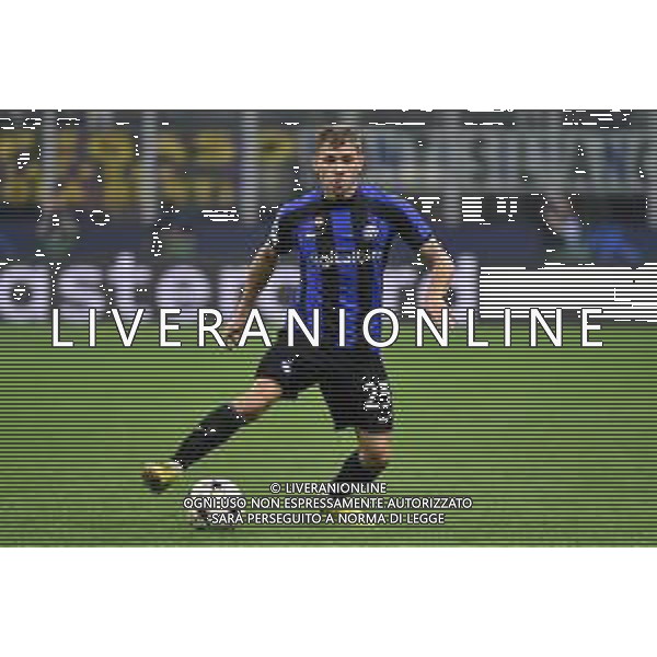 Nicolo\' Barella (Inter) Inter vs Barcellona Milano 04-10-2022 Stadio Giuseppe Meazza - San Siro UEFA Champions League fase a gironi gruppo C - 3a giornata foto Roberto Garavaglia/ag. Aldo Liverani sas