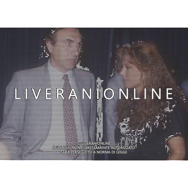 RETROSPETTIVA PIPPO BAUDO PRESENTATORE TELEVISIVO NELLA FOTO PIPPO BAUDO CON ALIDA CHELLI NELL\'ANNO 1994 AG ALDO LIVERANI SAS 