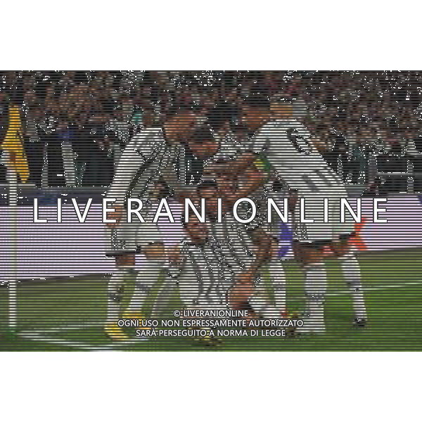 Torino 05.10.2022 Stadio Allianz Stadium ©Manuela Viganti/Agenzia Aldo Liverani Juventus vs Maccabi Haifa Champions League 2022/2023 Gruppo H Giornata 3 di 6 Nella foto: esultanza juventus dopo il gol adrien rabiot ©/AGENZIA ALDO LIVERANI SAS