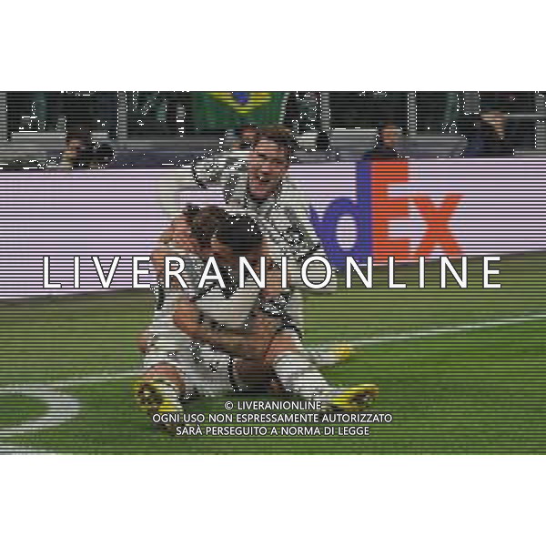 Torino 05.10.2022 Stadio Allianz Stadium ©Manuela Viganti/Agenzia Aldo Liverani Juventus vs Maccabi Haifa Champions League 2022/2023 Gruppo H Giornata 3 di 6 Nella foto: esultanza juventus dopo il gol adrien rabiot ©/AGENZIA ALDO LIVERANI SAS