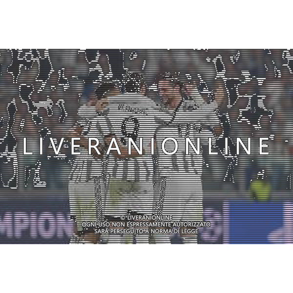 Torino 05.10.2022 Stadio Allianz Stadium ©Manuela Viganti/Agenzia Aldo Liverani Juventus vs Maccabi Haifa Champions League 2022/2023 Gruppo H Giornata 3 di 6 Nella foto: esultanza juventus dopo il gol dusan vlahovic ©/AGENZIA ALDO LIVERANI SAS