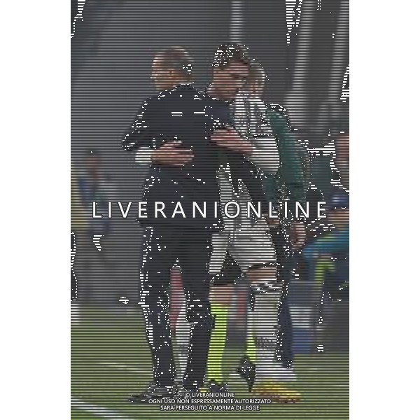 Torino 05.10.2022 Stadio Allianz Stadium ©Manuela Viganti/Agenzia Aldo Liverani Juventus vs Maccabi Haifa Champions League 2022/2023 Gruppo H Giornata 3 di 6 Nella foto: massimiliano allegri e dusan vlahovic ©/AGENZIA ALDO LIVERANI SAS