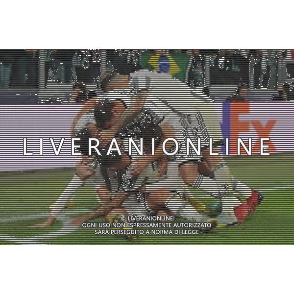 Torino 05.10.2022 Stadio Allianz Stadium ©Manuela Viganti/Agenzia Aldo Liverani Juventus vs Maccabi Haifa Champions League 2022/2023 Gruppo H Giornata 3 di 6 Nella foto: esultanza juventus dopo il gol di adrien rabiot ©/AGENZIA ALDO LIVERANI SAS